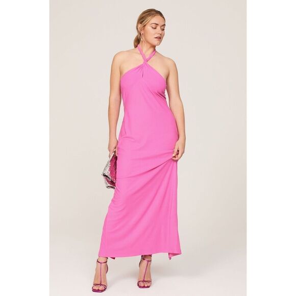 One33 Social Pin Twist Halter Gown 🤎 - Picture 4 of 9